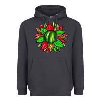 Smoke watermelon sunflower Heavyweight Hoodie - Zillion Design Studio