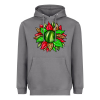 Storm watermelon sunflower Heavyweight Hoodie - Zillion Design Studio