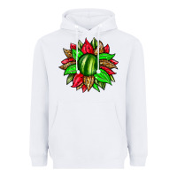 White watermelon sunflower Heavyweight Hoodie - Zillion Design Studio