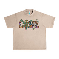 French Oak love autism awareness leopard cowhide Urban Heavy Tee - Artiststas