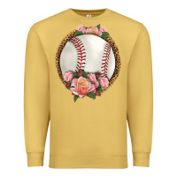 Antique Gold western baseball with roses Premium Sweatshirt - HRA Design Shop