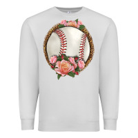 Dove Grey western baseball with roses Premium Sweatshirt - HRA Design Shop