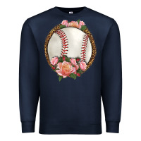 Navy western baseball with roses Premium Sweatshirt - HRA Design Shop