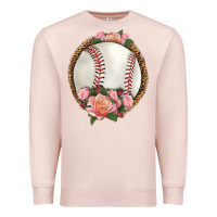 Pale Pink western baseball with roses Premium Sweatshirt - HRA Design Shop