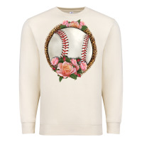 Sandshell western baseball with roses Premium Sweatshirt - HRA Design Shop
