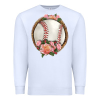White western baseball with roses Premium Sweatshirt - HRA Design Shop