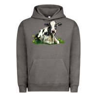 Pigment Tornado holstein cow sitting Urban Hoodie - LillyAllenDesigns