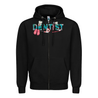Black dentist Zipper Hoodie - texasbilliewilder