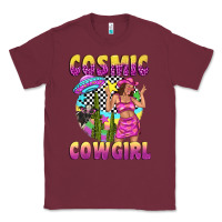 Burgundy cosmic cowgirl Classic Tee - texasbilliewilder