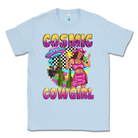 Dusty Blue cosmic cowgirl Classic Tee - texasbilliewilder