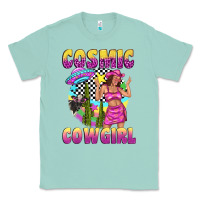 Seafoam cosmic cowgirl Classic Tee - texasbilliewilder