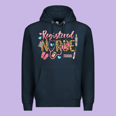 Registered Nurse Premium Hoodie Designed By Lillyallendesigns