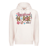 Pale Pink Registered Nurse Premium Hoodie - LillyAllenDesigns