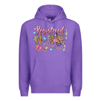 Purple Registered Nurse Premium Hoodie - LillyAllenDesigns