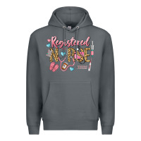 Rock Registered Nurse Premium Hoodie - LillyAllenDesigns