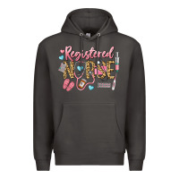Smoke Registered Nurse Premium Hoodie - LillyAllenDesigns