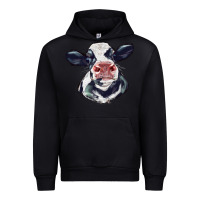 Black holstein calf face Urban Hoodie - LillyAllenDesigns