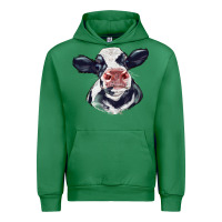 Emerald holstein calf face Urban Hoodie - LillyAllenDesigns