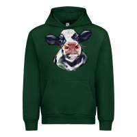 Foreset Green holstein calf face Urban Hoodie - LillyAllenDesigns