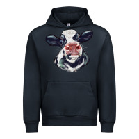 Navy holstein calf face Urban Hoodie - LillyAllenDesigns