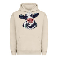 Pigment French Oak holstein calf face Urban Hoodie - LillyAllenDesigns