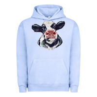 Pigment Grape Ice holstein calf face Urban Hoodie - LillyAllenDesigns