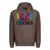 Coffee love has no gender Premium Hoodie - AdoDesignShop
