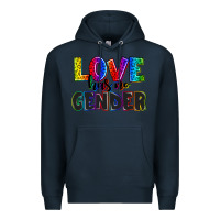 Navy love has no gender Premium Hoodie - AdoDesignShop