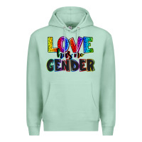 Seafoam love has no gender Premium Hoodie - AdoDesignShop
