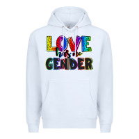 White love has no gender Premium Hoodie - AdoDesignShop