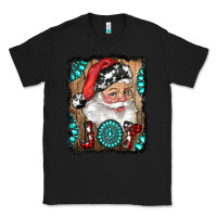Black Santa Claus Joy Classic Tee - RanaPortraitStore