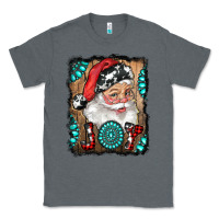 Charcoal Heather Santa Claus Joy Classic Tee - RanaPortraitStore