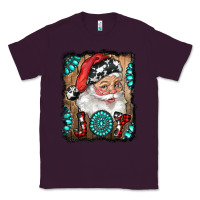 Plum Santa Claus Joy Classic Tee - RanaPortraitStore