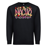 Black nacho valentine Premium Sweatshirt - RacoonDesign