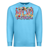 Ocean Blue nacho valentine Premium Sweatshirt - RacoonDesign