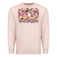 Pale Pink nacho valentine Premium Sweatshirt - RacoonDesign