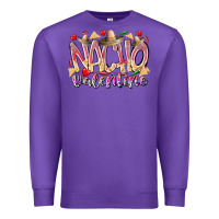 Purple nacho valentine Premium Sweatshirt - RacoonDesign