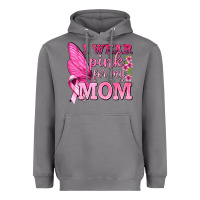 Storm I Wear Pink For My Mom with Butterfly Heavyweight Hoodie - texasbilliewilder