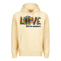 Pina Colada love sunflower autism awareness Premium Hoodie - BarkalooDesign