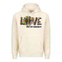 Tofu love sunflower autism awareness Premium Hoodie - BarkalooDesign
