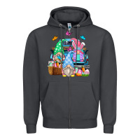 Smoke easter farm truck Zipper Hoodie - Zillion Design Studio
