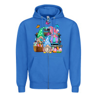 Easter Farm Truck Zipper Hoodie | Teevron