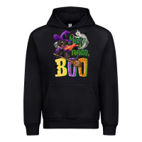 Black Meow i mean, boo Halloween Urban Hoodie - NancyCooperArtShop