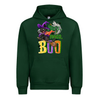 Forest Green Meow i mean, boo Halloween Urban Hoodie - NancyCooperArtShop