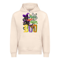 Sandshell Meow i mean, boo Halloween Urban Hoodie - NancyCooperArtShop