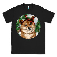 Black Shiba Inu Christmas Classic Tee - RanaPortraitStore