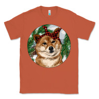 Copper Shiba Inu Christmas Classic Tee - RanaPortraitStore