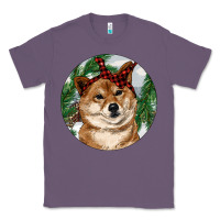 Lavender Shiba Inu Christmas Classic Tee - RanaPortraitStore
