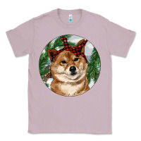 Lilac Shiba Inu Christmas Classic Tee - RanaPortraitStore