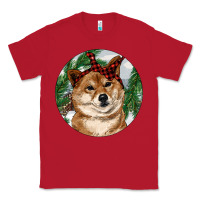 Red Shiba Inu Christmas Classic Tee - RanaPortraitStore